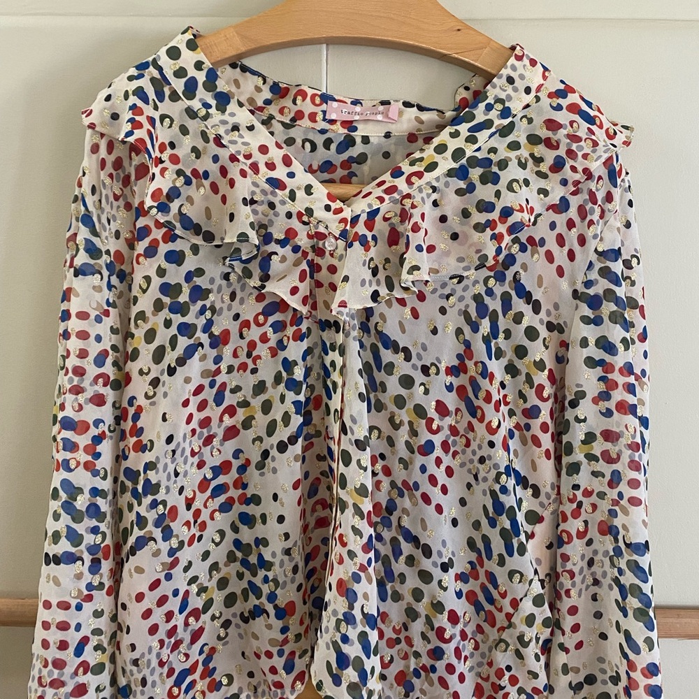 Traffic people womens long sleeve blouse